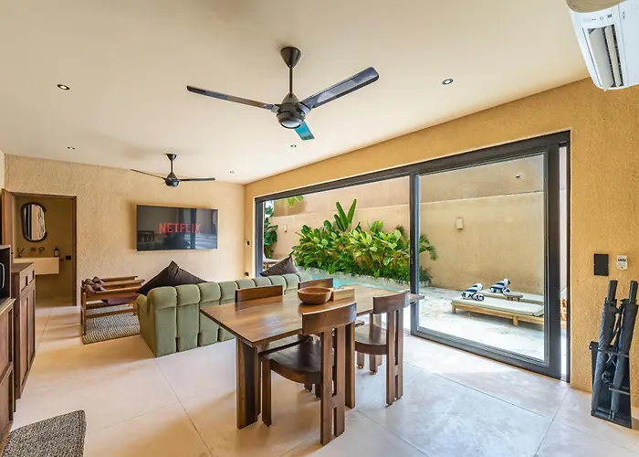 Zama - Earthy-chic 2br With Pool In Villa